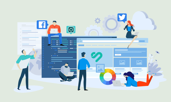 Social software management top